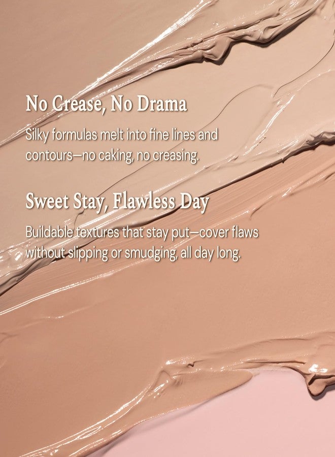 Flower Knows The Sweetie Bear 4-Color Concealer Palette,Highlihter Correct Contour Face Maekup,Blendable,High-Coverage & Crease-proof,Buildable All-Day Wear Compact,0.23 Oz(01 Strawberry Chocolate) - Image 2